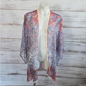 Victoria's Secret Floral Sheer Robe sz XS/S New